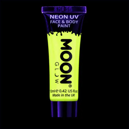 Tube Maquillage Jaune Fluo 12ml